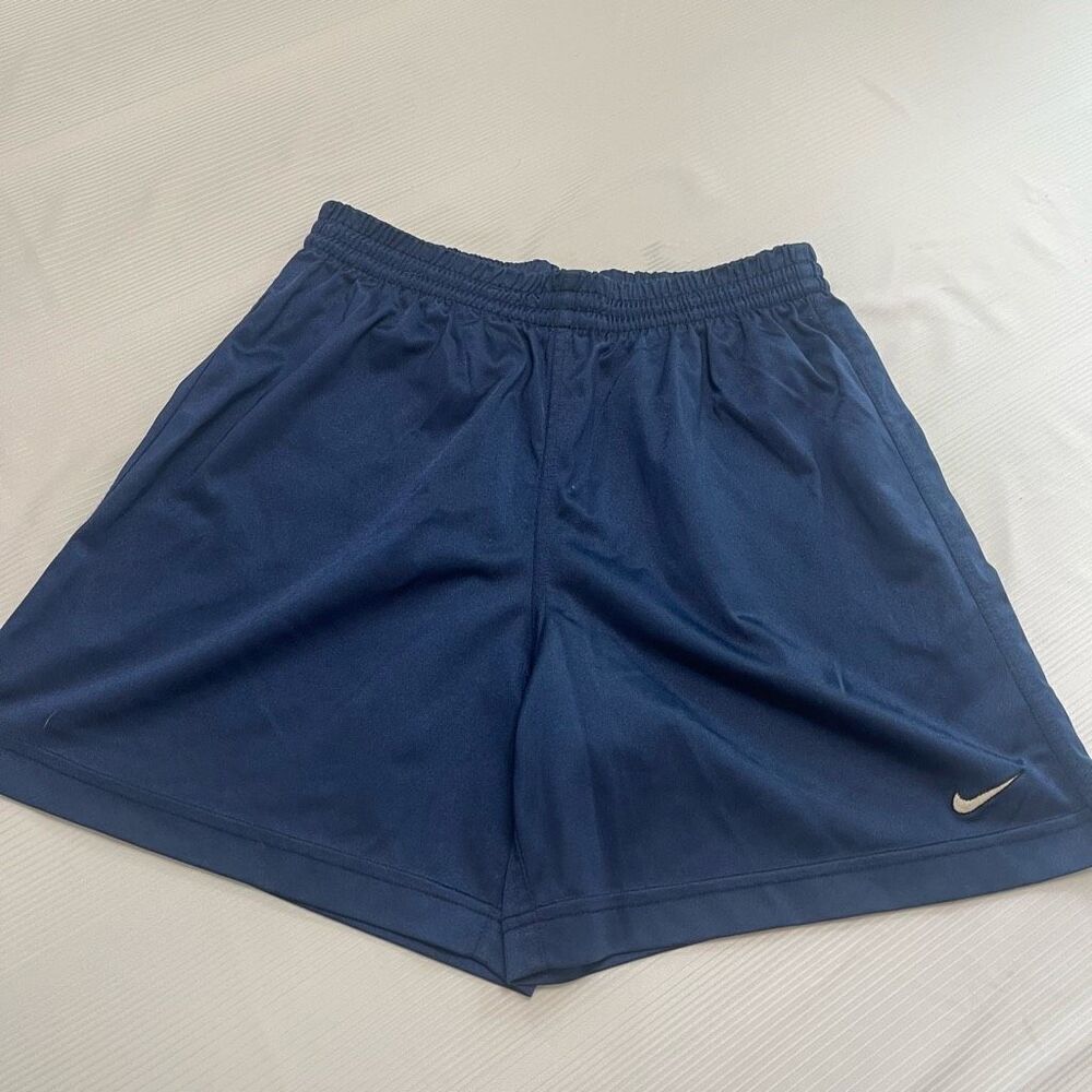 Nike VTG Navy Blue Y2k Shorts Size Large